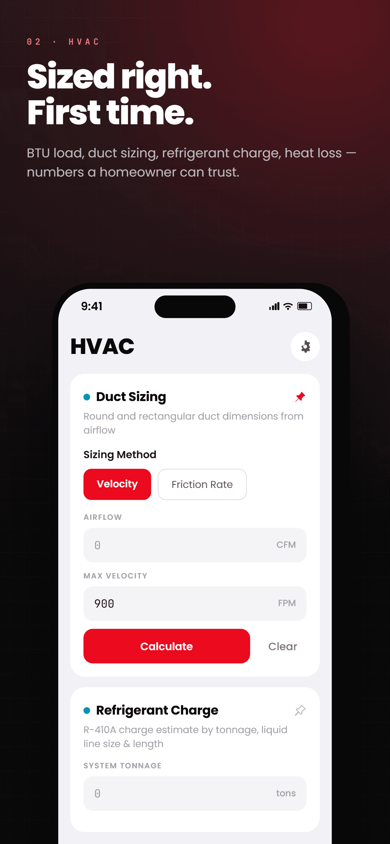 FieldDojo HVAC calculators