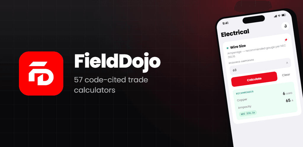 FieldDojo — field calculators for the trades
