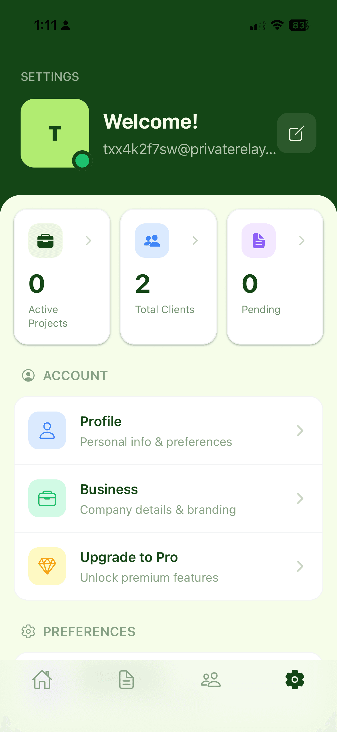Wageasy settings